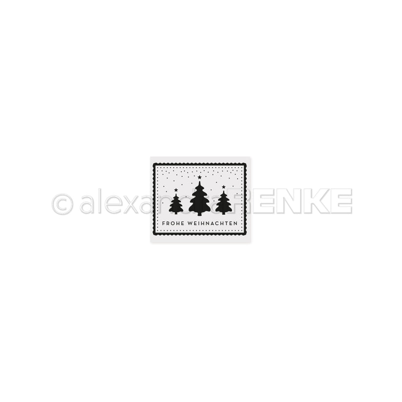 Alexandra Renke - Embossing Folder 'Weihnachtstannen'