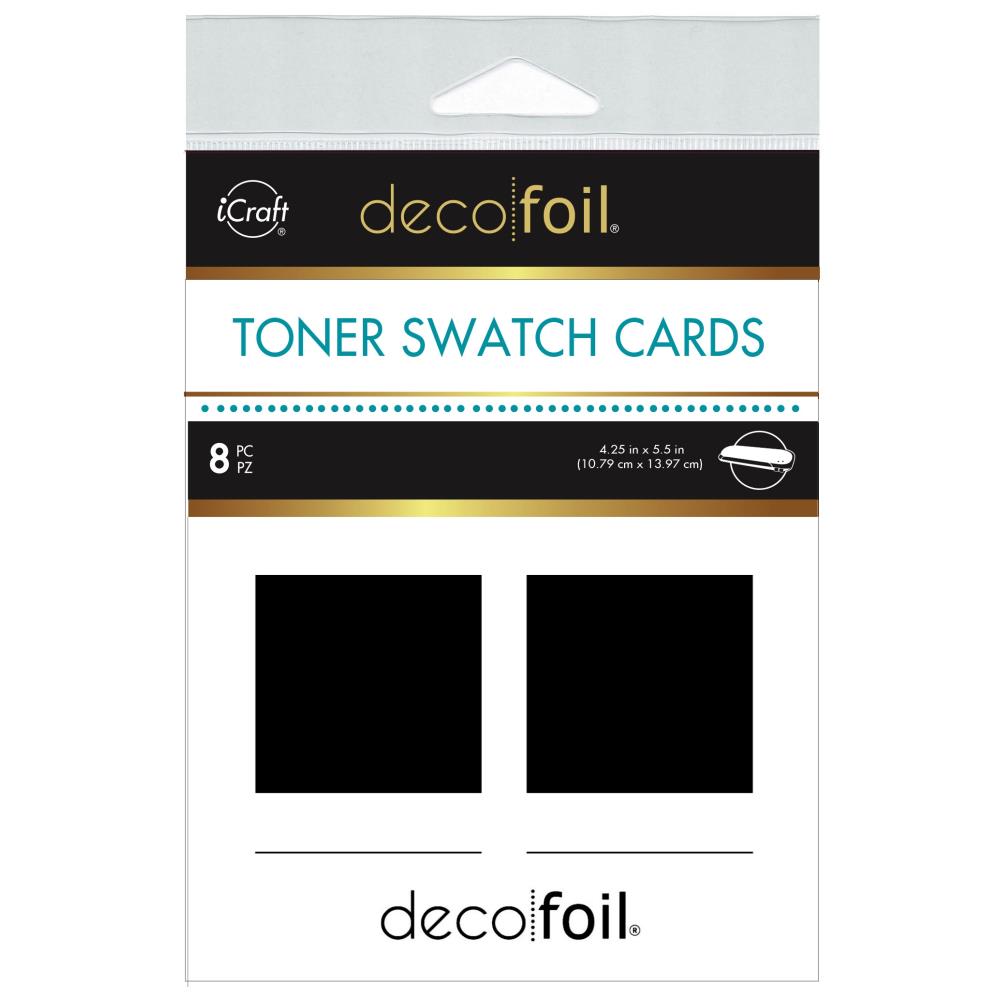 iCraft Deco Foil Toner Swatch Cards 4.25"X5.5" 8/Pkg