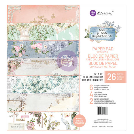 Prima Marketing 12x12" - The Plant Department