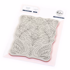 Pinkfresh -   Swan Reverie cling stamp