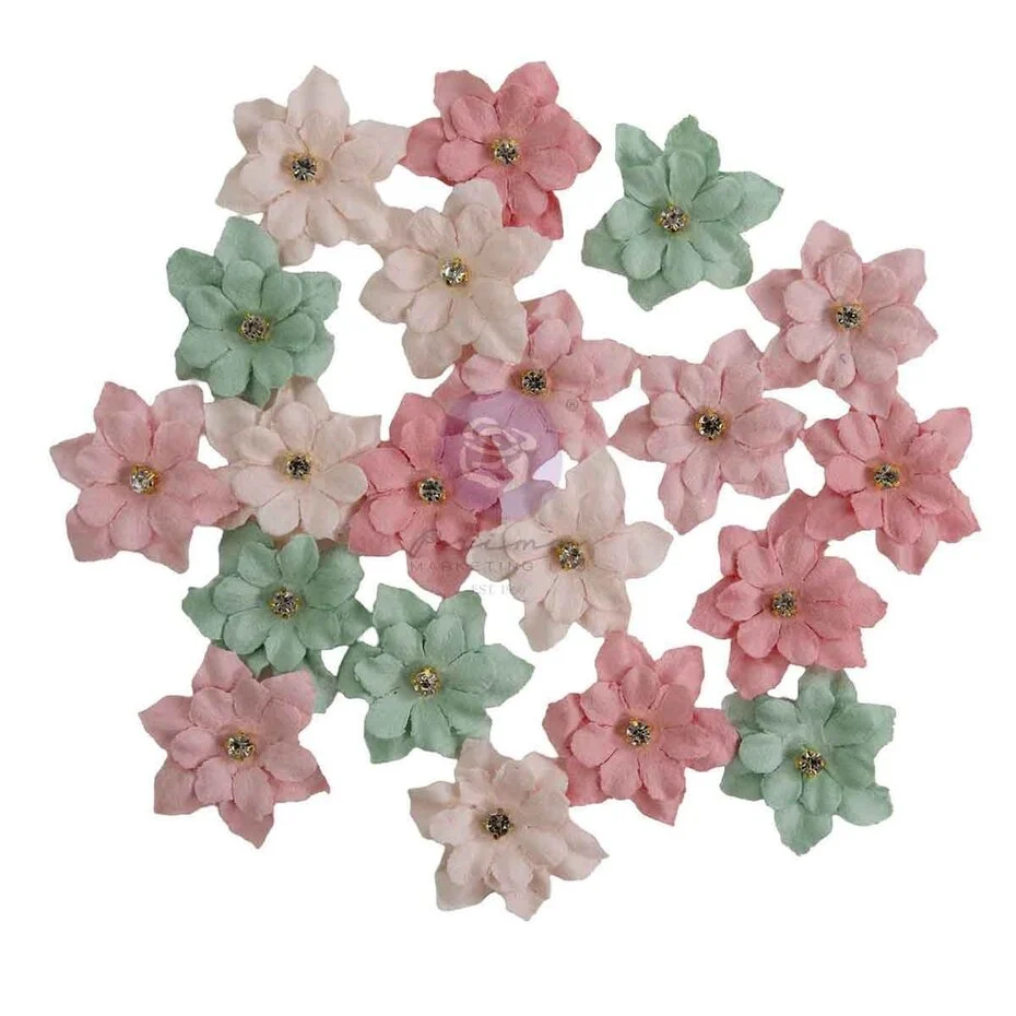 Prima Marketing - Buttons & Keepsakes Flowers Delicate Trimmings (20pcs) by Frank Garcia