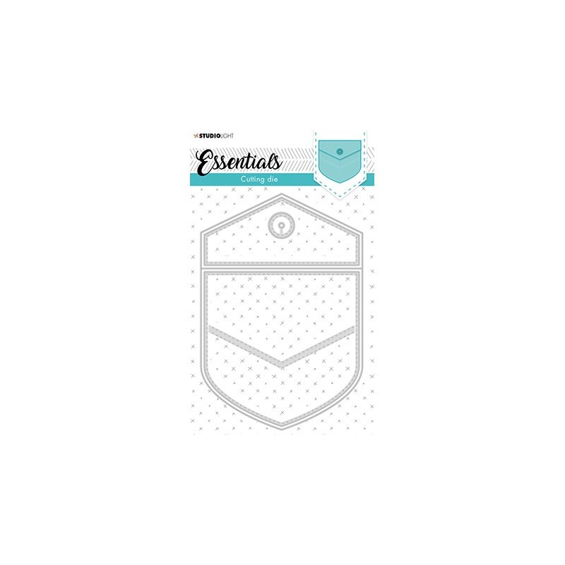 Studio Light Embossing Die Cut - Cardshape Back pocket Essentials nr.367