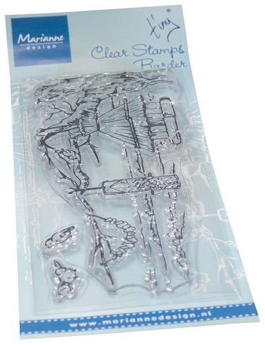 Marianne D Clear Stamps Tiny‘s Borders - Vögel füttern