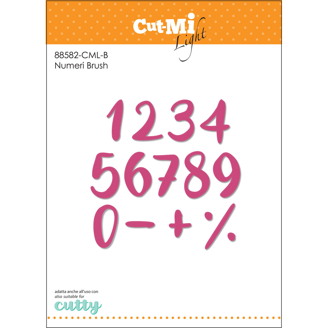 Impronte d´Autore - CML-B Numeri Brush Impronte d´Autore - CML-B Numeri Brush