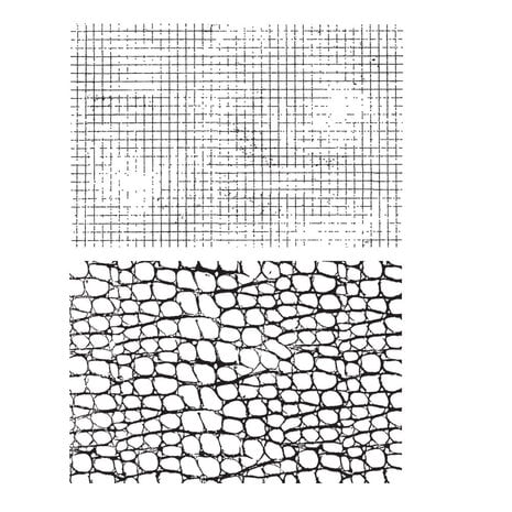 Stampers Anonymous - Graph & Croc Tim Holtz Cling Stamps