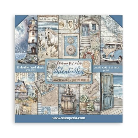 Stamperia - Silent Sea 8x8 Inch Paper Pack 