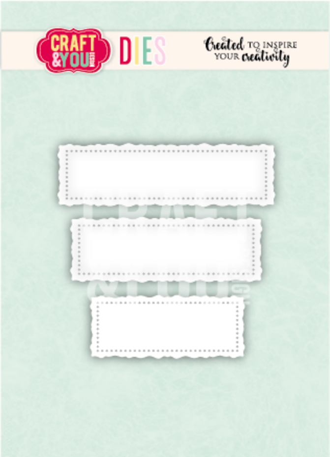 Craft & You Design - Banners Old Frame Dies