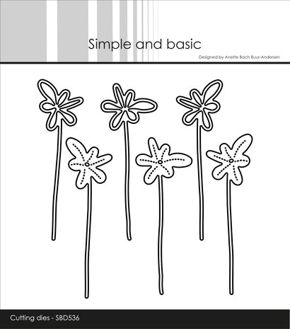 Simple and Basic -Funky Flowers #2 Dies 