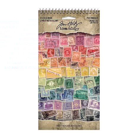 Idea-ology Tim Holtz Sticker Book Postmarked Idea-ology Tim Holtz Sticker Book Postmarked