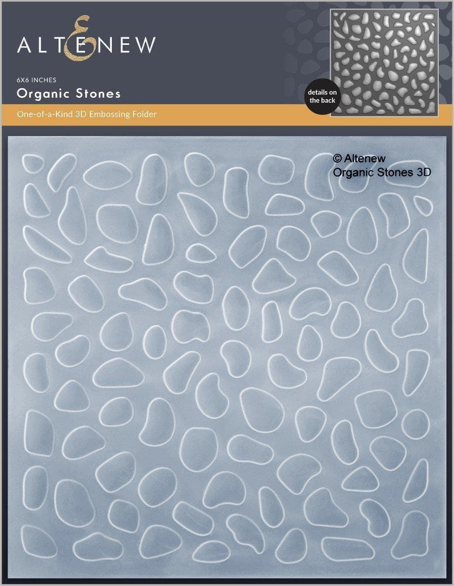 Altenew - Organic Stones 3D Embossing Folder Altenew - Organic Stones 3D Embossing Folder