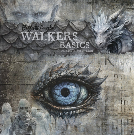 Bellaluna Crafts Pad 12x12" Bellaluna Crafts with 12 double-sided Walkers papers  Bellaluna Crafts Pad 12x12" Bellaluna Crafts with 12 double-sided Walkers papers