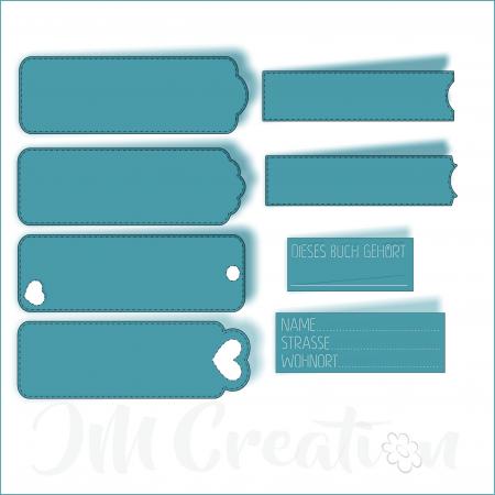 JM Creation - Stanzschablone - Lesezeichen