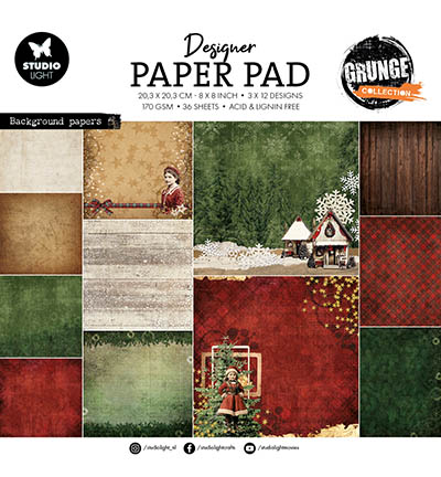 SL - Designer Paper Pad Paper elements Grunge Collection nr.327