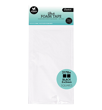 Studio Light - Doublesided foam tape Blocks black nr.107