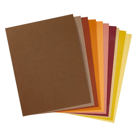 Spellbinders - Fall Assortment ColorWheel Cardstock 8.5 x 11" - 10 Sheets