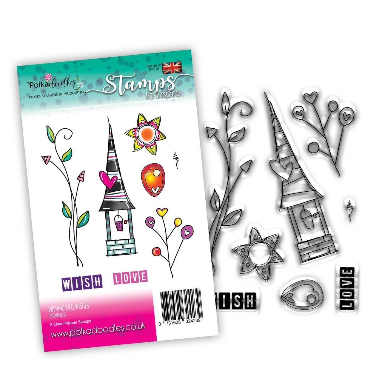 polkadoodles-wishing-well-wishers-clear-stamps-pd8 polkadoodles-wishing-well-wishers-clear-stamps-pd8