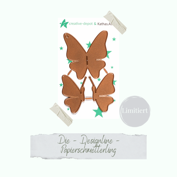 Creative Depot -  Die - Designline - Papierschmetterling 