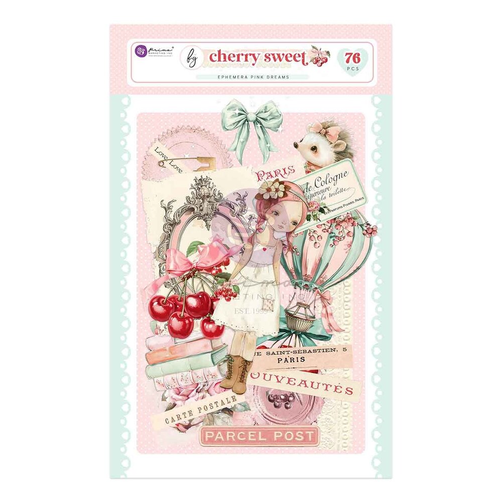 Prima Marketing - Cherry Sweet Ephemera Pink Dreams (76pcs)