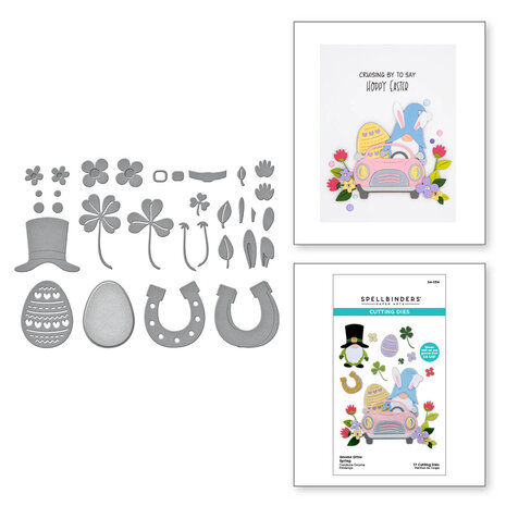 Spellbinders - Gnome Drive Spring Etched Dies