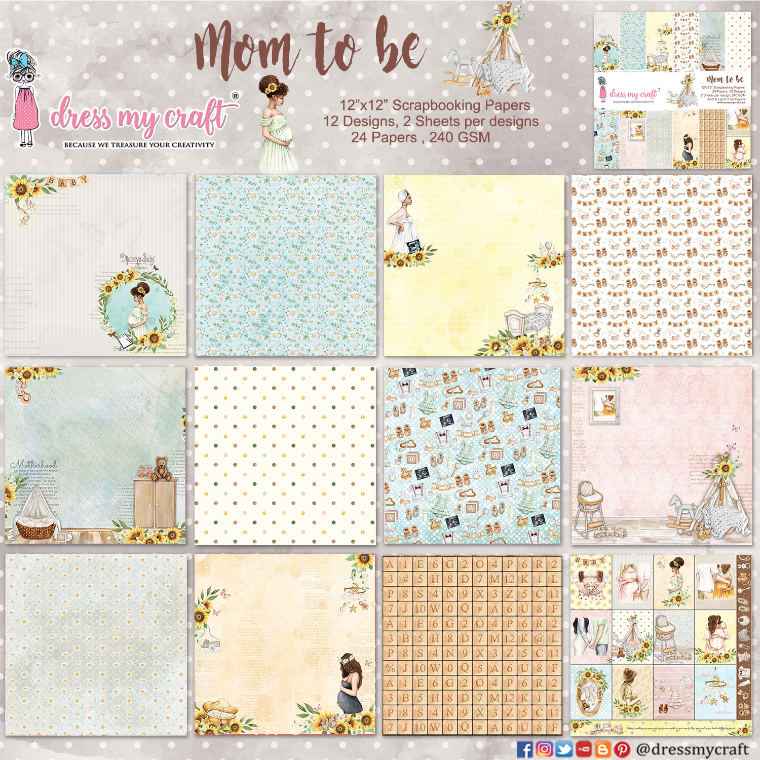 dress-my-craft-mom-to-be-12x12-inch-paper-pad-dmcp(1)