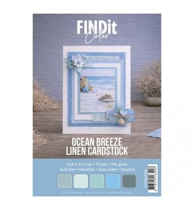 Find It Color Leinenkarton Set A5 – Ocean Breeze