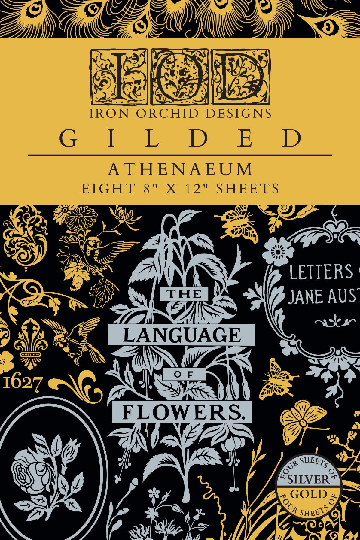 IOD - Iron Orchid Designs - Transfer - Athenaeum IOD Foil Transfer 8x12 Pad