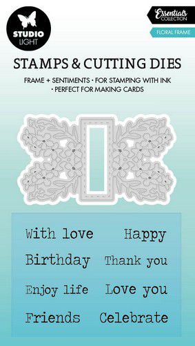 Studio Light Stamp & Cutting Die Essentials nr.65