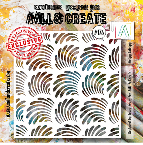 AALL & Create Stencil Bloopy Galoopy