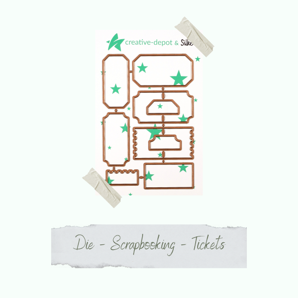 Creative Depot -  Die - Scrapbooking - Tickets 