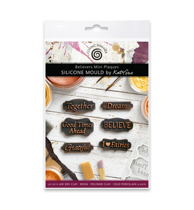 Cosmic Shimmer - Silicone Mould - Believers Mini Plaques