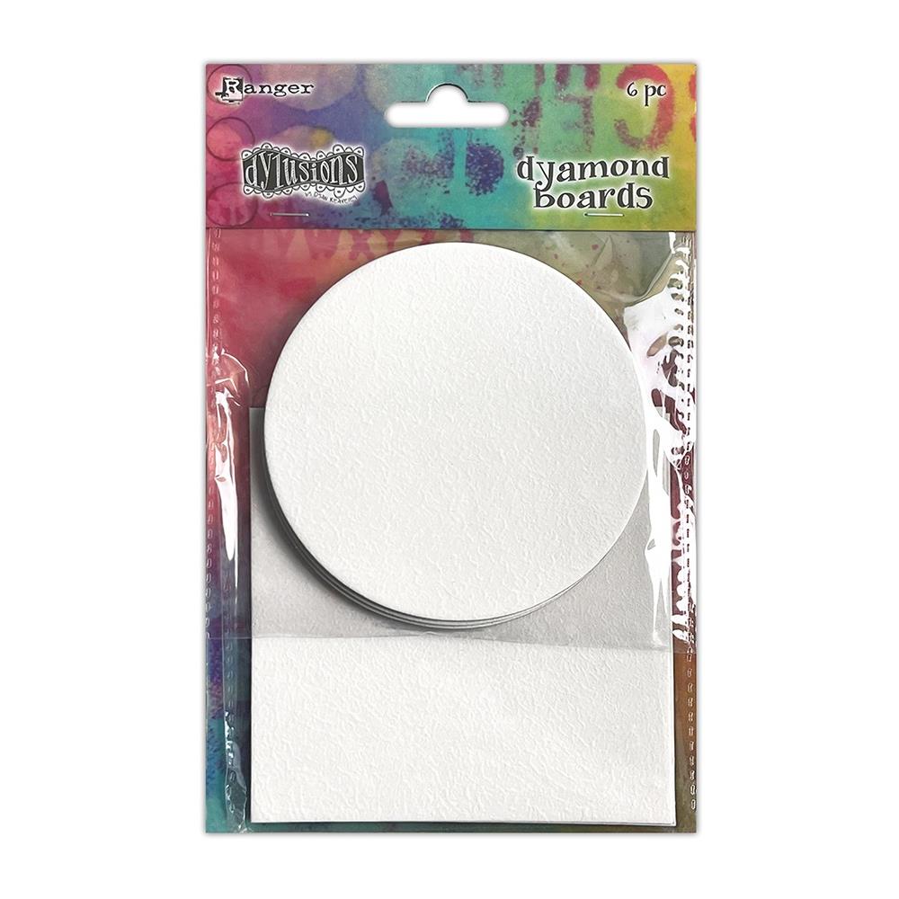 Dyan Reaveley Dylusions - Dyamond Boards - Circles And Squares Large  Dyan Reaveley Dylusions - Dyamond Boards - Circles And Squares Large