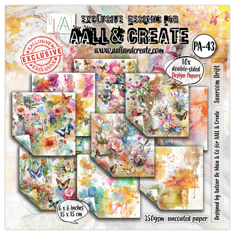 AALL & Create - Garden Daydreams 6x6 Inch Design Paper Sunroom Drift