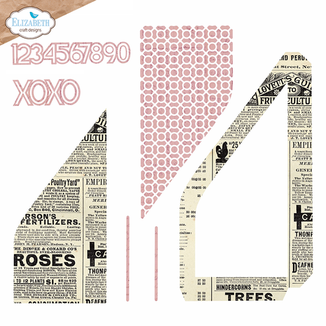 Elizabeth Craft Designs - Botanical Blend Dies TN Folder  Elizabeth Craft Designs - Botanical Blend Dies TN Folder