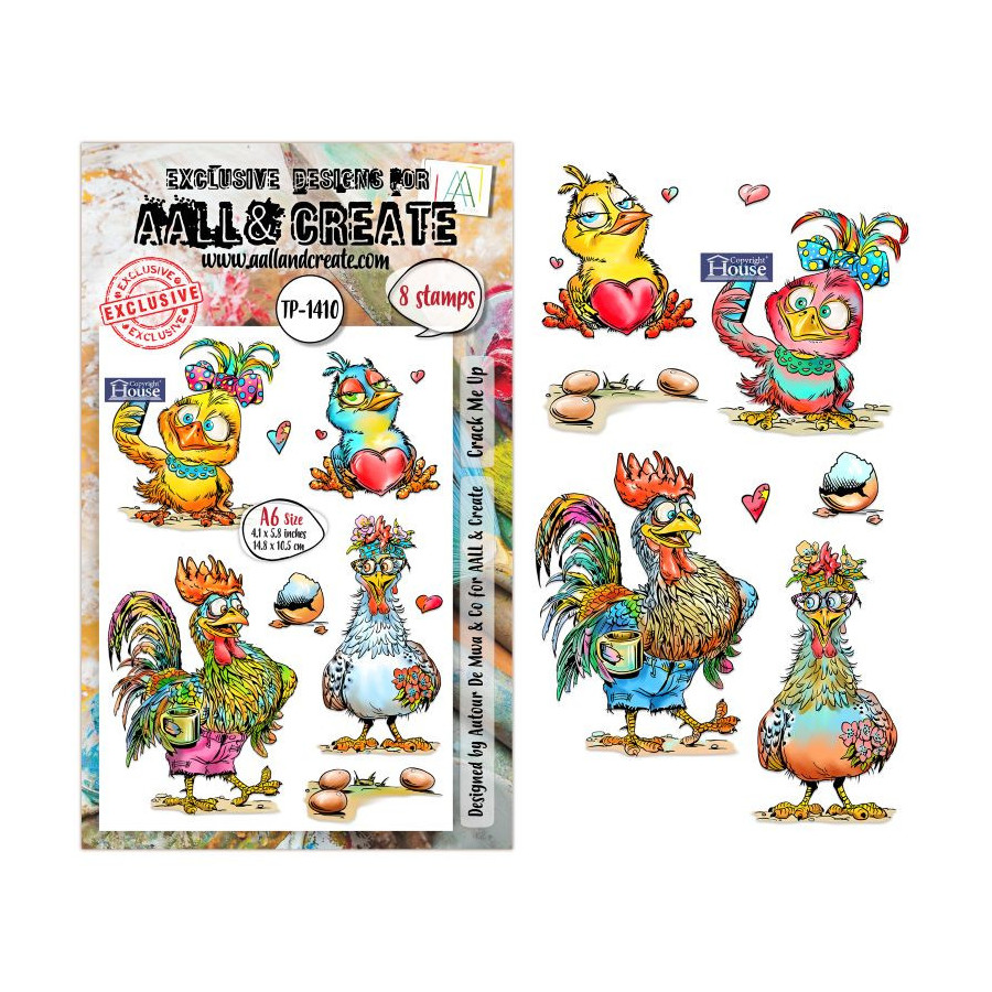 AALL & Create -  Tampon Clear - 1410 -Crack Me Up