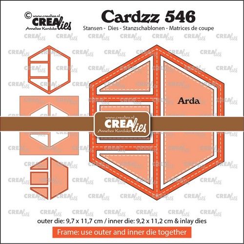 Crealies Cardzz Frame & Inlays Arda