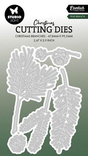 Studio Light Cutting Dies Pine branch Essentials nr.842 Studio Light Cutting Dies Pine branch Essentials nr.842