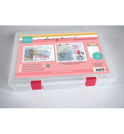 Storage box, 5 plastic sleeves included