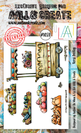 AALL and Create - Stamp Set A6 Versi Trolley