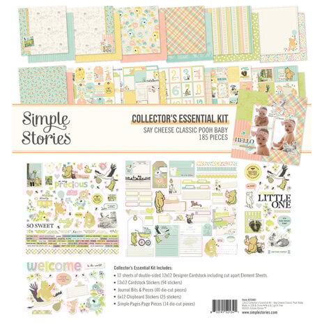 Simple Stories - Say Cheese Classic Pooh Baby Collector's Essential Kit