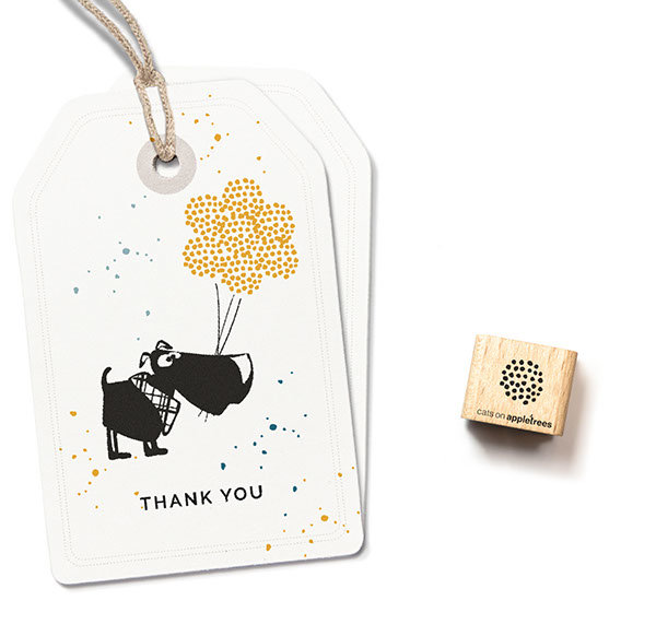Cat on Appletrees - Ministempel Blüte 19
