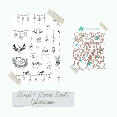 Creative Depot -  Bundle - Osterträume - Stempelset & Stanzen  Creative Depot -  Bundle - Osterträume - Stempelset & Stanzen