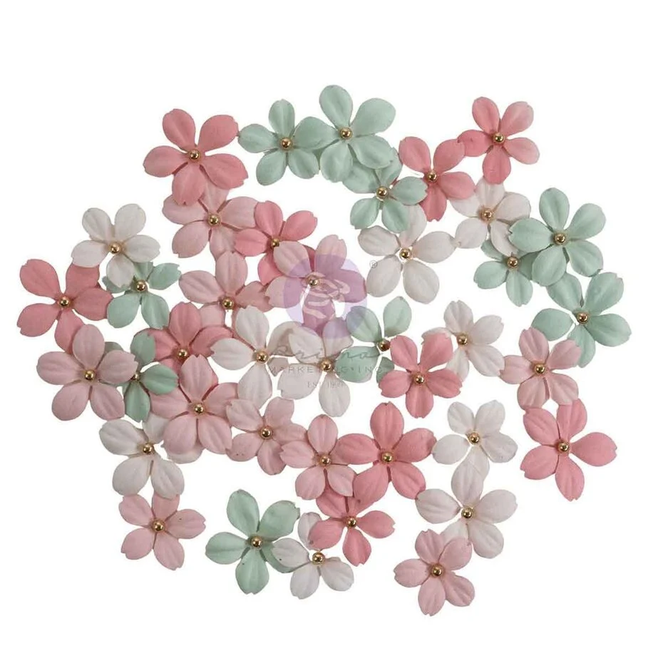 Prima Marketing - Buttons & Keepsakes Flowers Tender Florals (40pcs) by Frank Garcia