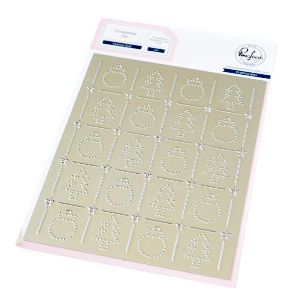 Pinkfresh Studio Die Set - Festive Grid Pinkfresh Studio Die Set - Festive Grid