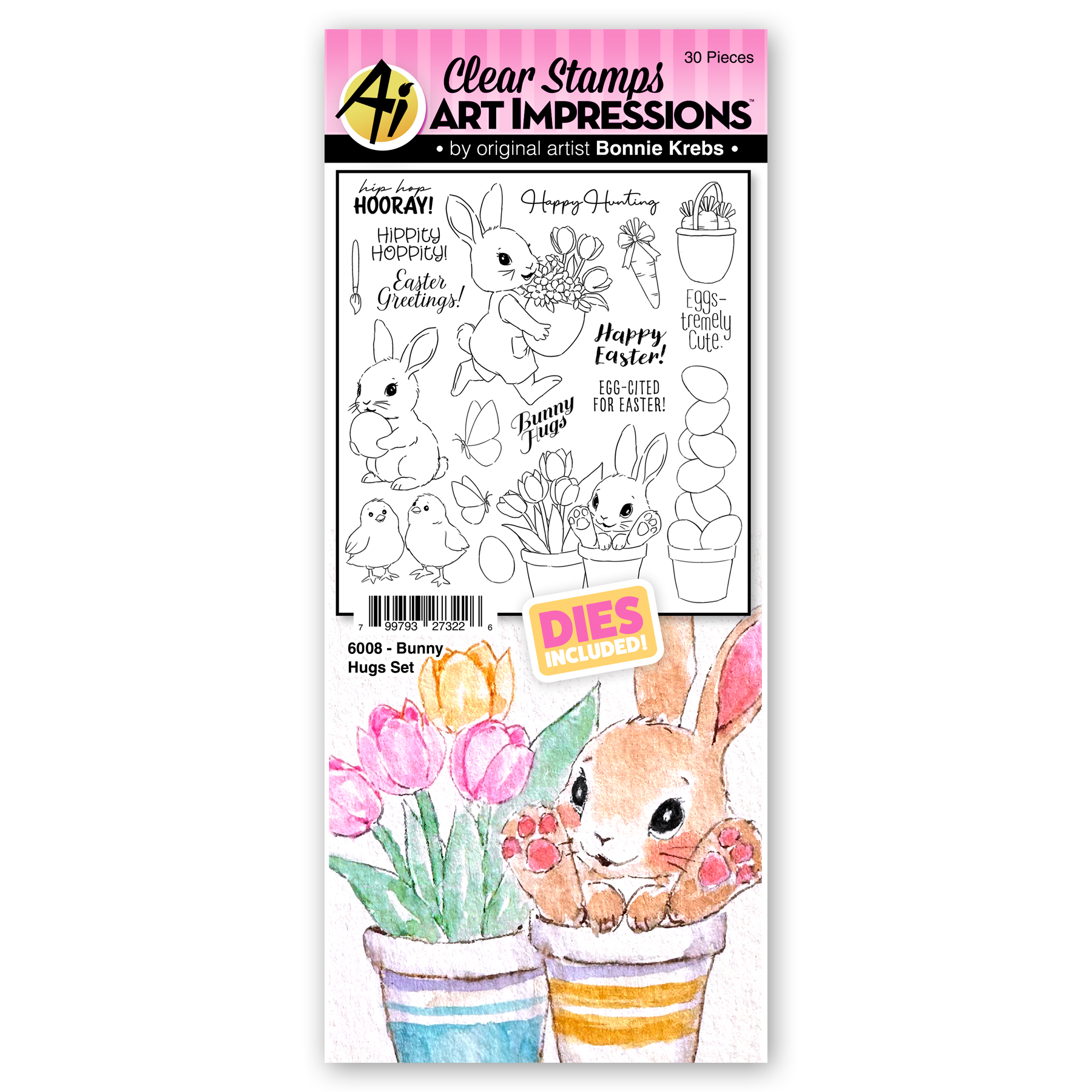 Art Impressions - Bunny Hugs Set