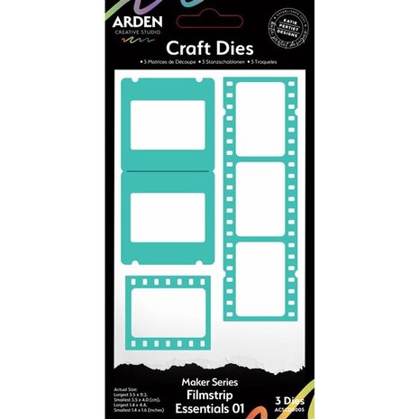 Arden Creative Studio - Maker Series Craft Dies - Filmstrip Essentials 01 