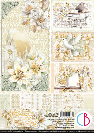 Ciao Bella - Blessing Day A4 Creative Pad (9pcs)
