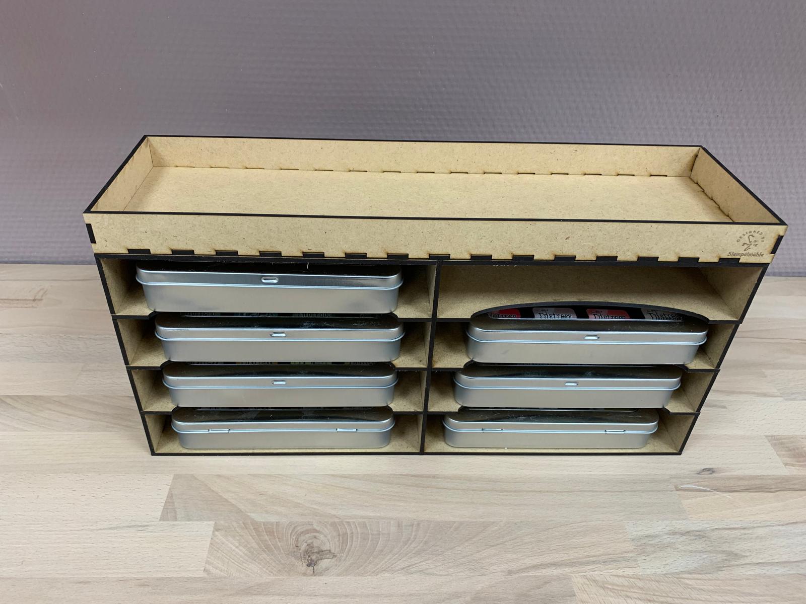 Aufsatz für Stempelkissenregal Tiefe 115 mm Kopie