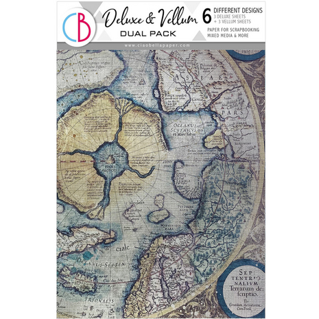Ciao Bella - An Artist Journey A4 Deluxe Paper Silver & Vellum Dual Pack Mixed (6pcs)