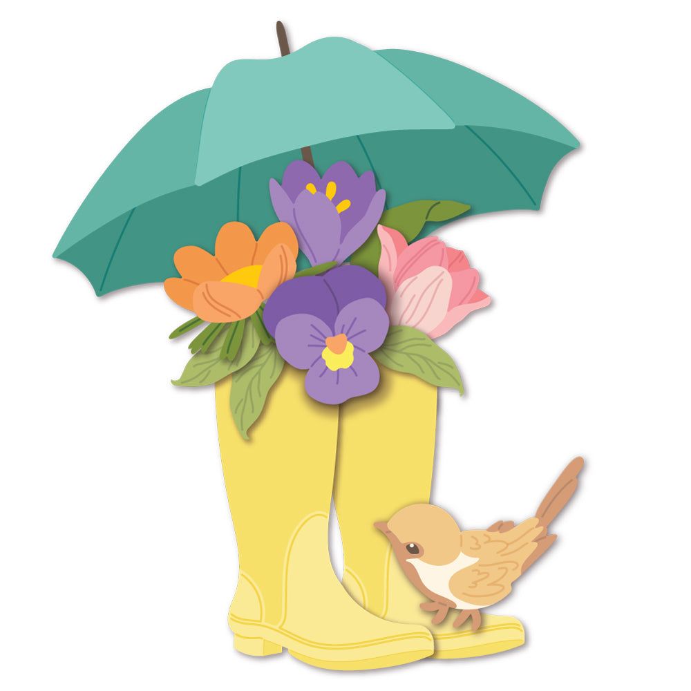 Honey Bee - Lovely Layers: April Showers - Honey Cuts Honey Bee - Lovely Layers: April Showers - Honey Cuts