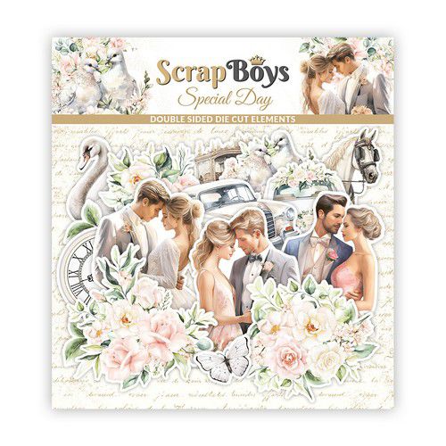 ScrapBoys Special Day Die cut elements